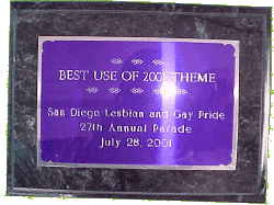 Pride Award 2001